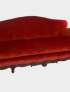 Rotes Sofa, Samt