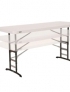 Set table, adjustable height